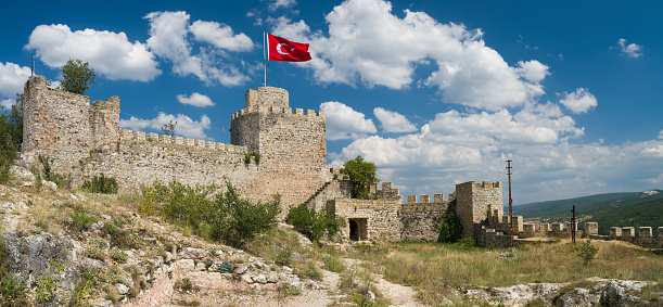 Interior view of Boyabat Castle. Sinop - Turkey