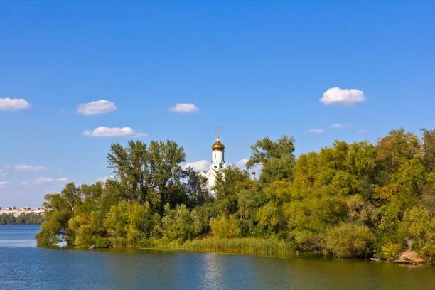 istock christian church on a river coast 1388709752