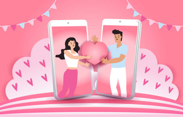 istock Couple happy with shopping on mobile 1388711474