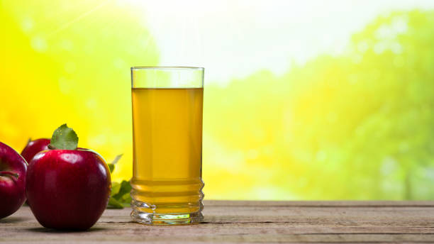 istock Glass of apple juice 1388712626