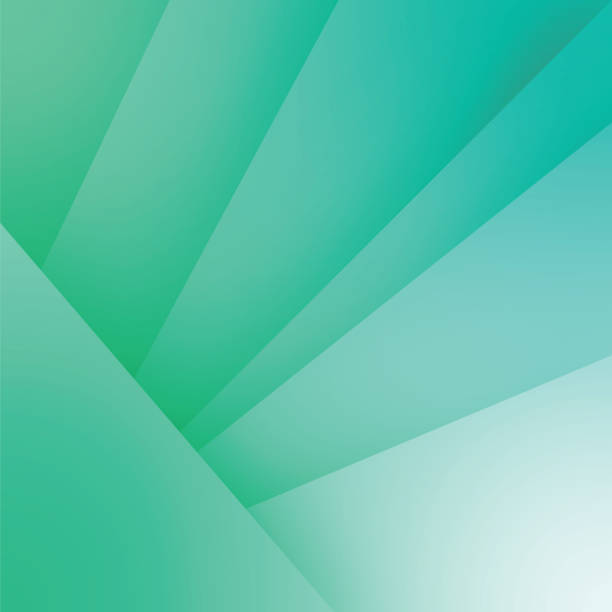 istock Abstract shapes concept design background. Abstract shapes background. Abstract turquoise colored background. Vector illustration stock illustration 1388717160