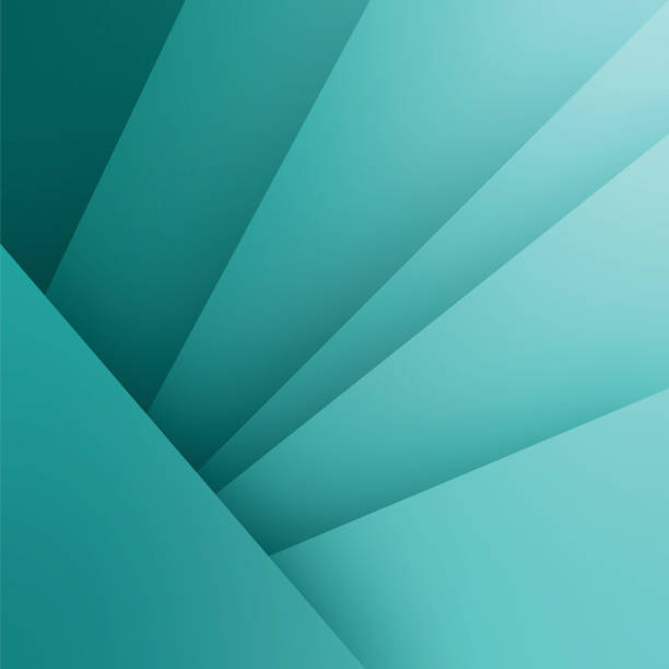 istock Abstract shapes concept design background. Abstract shapes background. Abstract turquoise colored background. Vector illustration stock illustration 1388719750