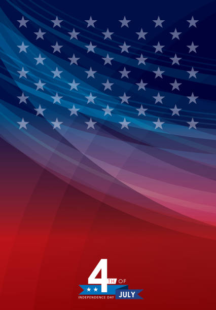patriotismus hintergrund - fourth of july patriotism backgrounds american flag stock-grafiken, -clipart, -cartoons und -symbole