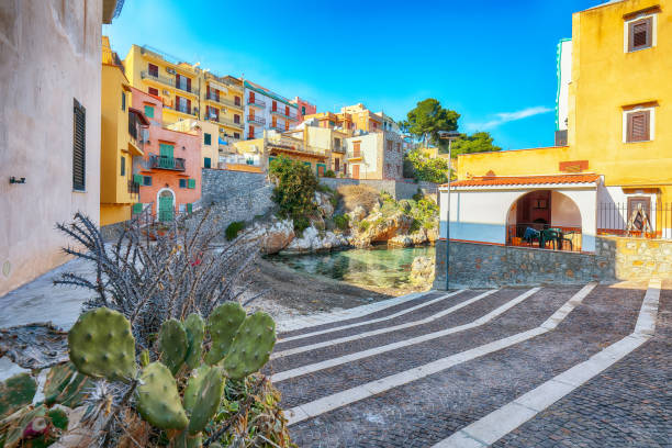 istock Gorgeous sunny day over Sant'Elia village. 1388730662