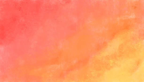 istock Abstract watercolor background in gradient peach coloring 1388733605