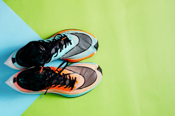 istock colorful running shoe on color background 1388737334