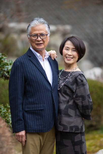 istock Successful senior retired Japanese couple 1388755443