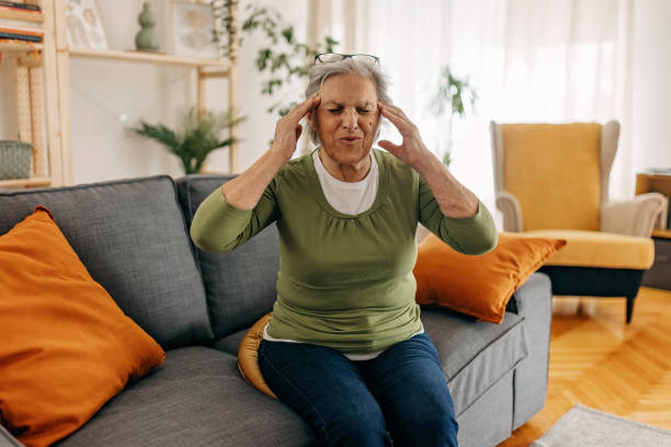 istock Older woman having a bad day 1388772272