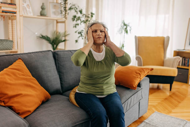 istock Older woman having a bad day 1388772316