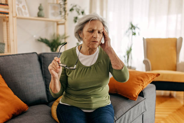 istock Older woman having a bad day 1388772323