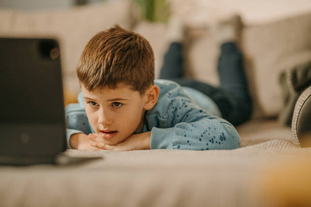 istock Boy enjoying at home 1388775317