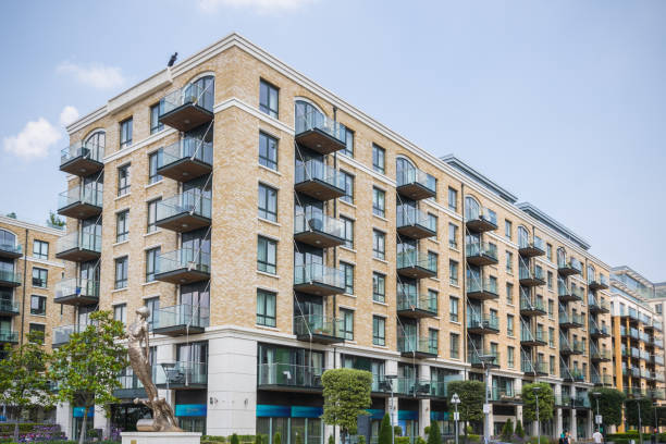 新しい開発、フラムリーチ、ハマースミス、ウェストロンドン - real estate construction outdoors england ストックフォトと画像
