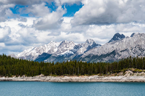 istock Mountain range in the Canadian Rockies in Alberta. 1388783622
