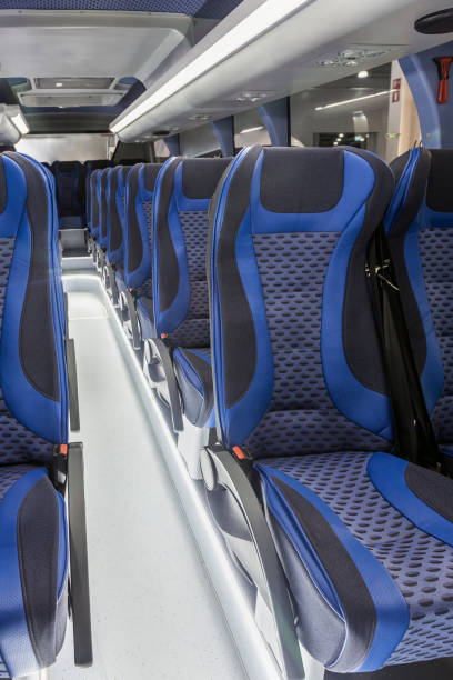 istock modern interior of a comfortable bus with comfortable seats 1388783817