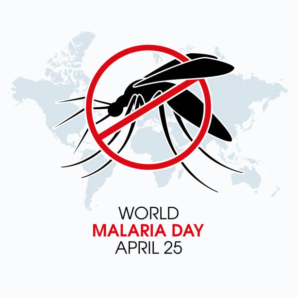 세계 말라리아의 날 벡터 - malaria stock illustrations