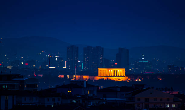 istock Ataturk Mausoleum at Night Time 1388789745