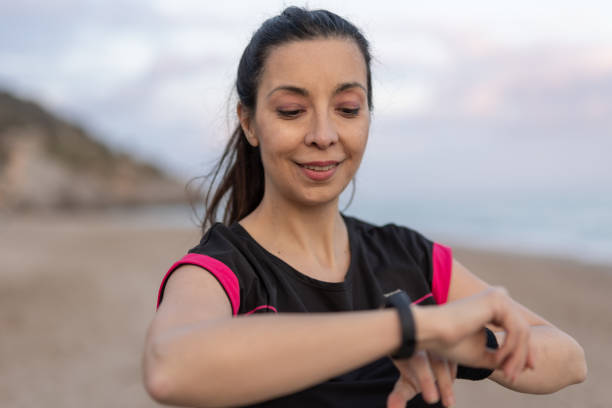 istock As always, I feel good after my morning workout on the beach 1388792344