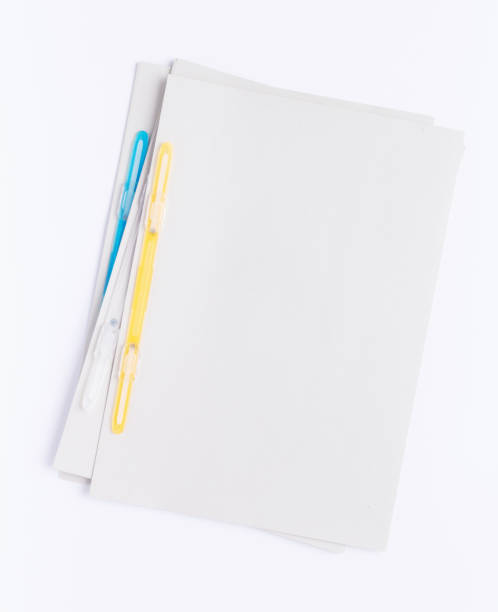 istock Paper blank sheet isolated at white background 1388795598