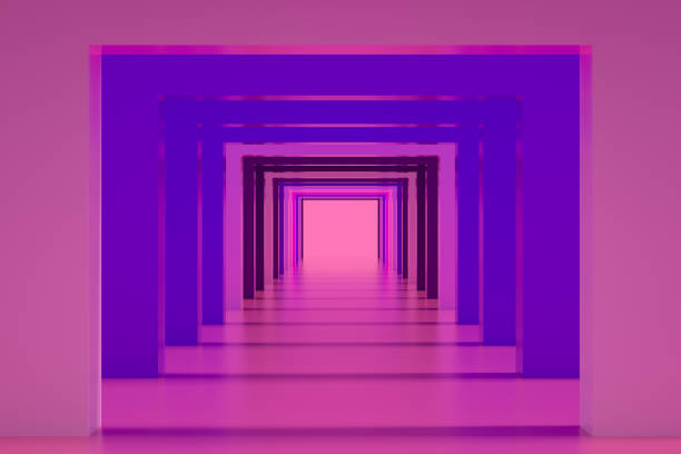istock 3D Empty Room, Tunnel, Corridor, Abstract Modern Architecture Background 1388799306
