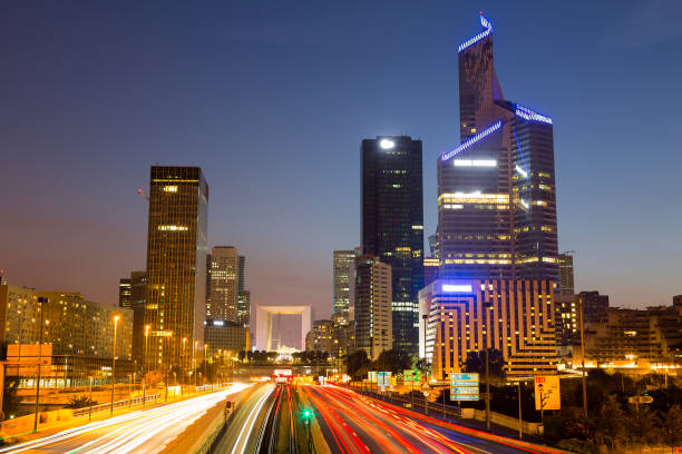 istock La Defense Financial District at Dusk, Paris 1388800382