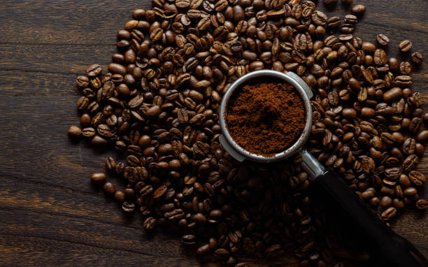 istock Coffee Ground in Portafilter for Espresso 1388803067