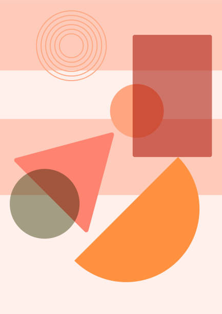 istock Modern minimalist abstract aesthetic boho poster illustrations. Bohemian style wall decor. Contemporary artistic posters. Trendy mid century art, boho home decor, wall art. 1388804291