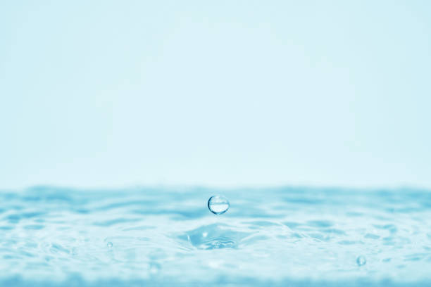 istock Freezed water drops and splashes. Macro Photo 1388807509