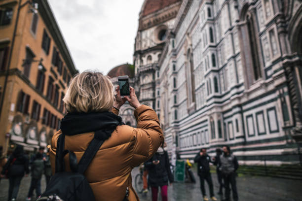 istock Walking in Florence and shooting landmarks 1388814023