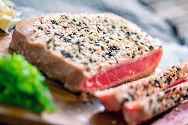 Tuna Steak close-up