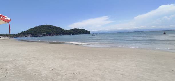 istock Postcard of a beach 1388815033