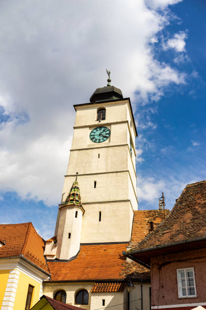 istock Council Tower in the old town, Sibiu. 1388818252