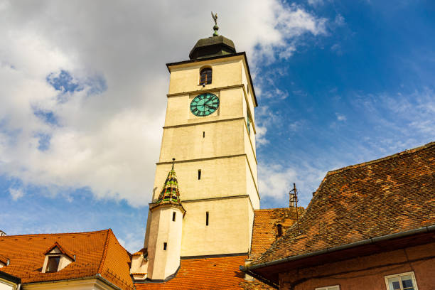 istock Council Tower in the old town, Sibiu. 1388818276