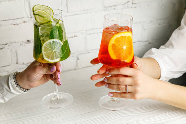istock assorted cocktails on a wooden table 1388824875