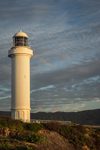 Iconic Wollongong Head Lighthouse during sunrise, Wollongong, New South Wales, Australia
