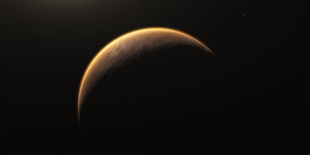 istock Incredible Venus silhouette illuminated by sunlight. Realistic 3D Rendering 1388834947