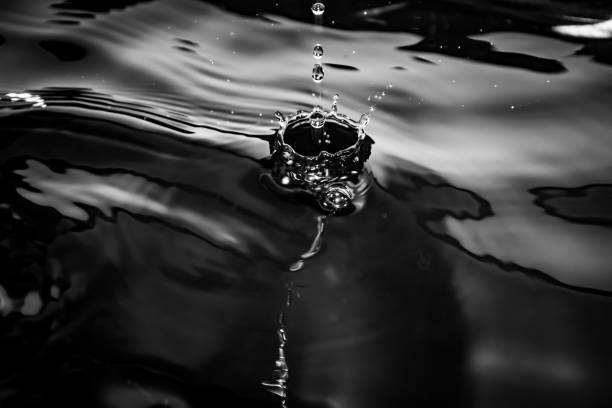 Free Stock Photo of Ripples on Black and White Water | Download Free ...