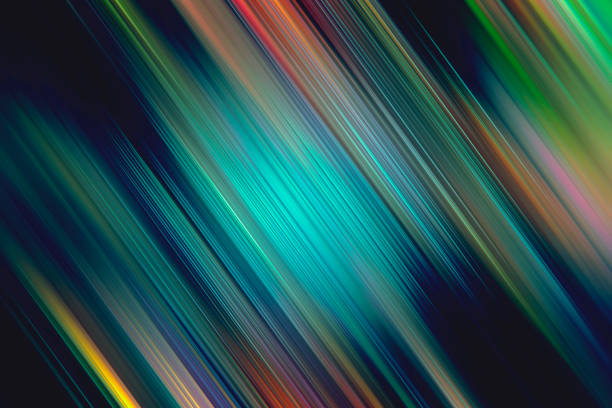 Abstract background of diagonal green color lines with texture.