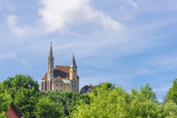 Photo of The pilgrimage Church Maria Strassengel, a 14th century Gothic church in the town of Judendorf Strassengel near Graz, Steiermark region, Austria