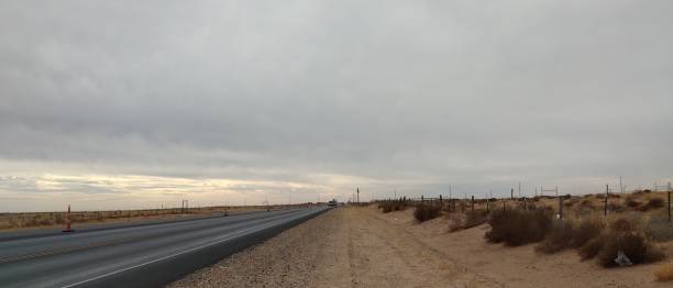 istock Open road in the desert of West Texas 1388864162