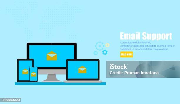 Email Supportdesign Website Covers And Web Pages For User Support And ...