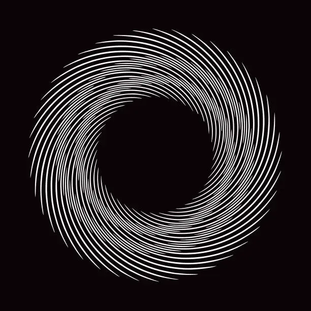 Vector illustration of Circle Halftone pattern