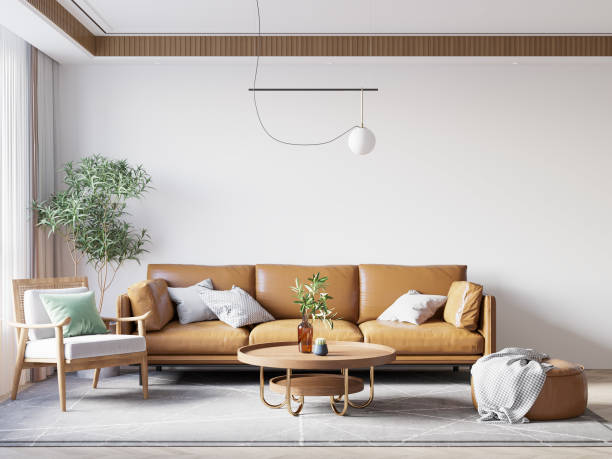 istock Living Room Wall Mockup 1388868166