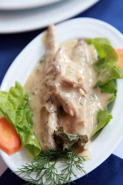 istock Sea bass with sauce 1388870738