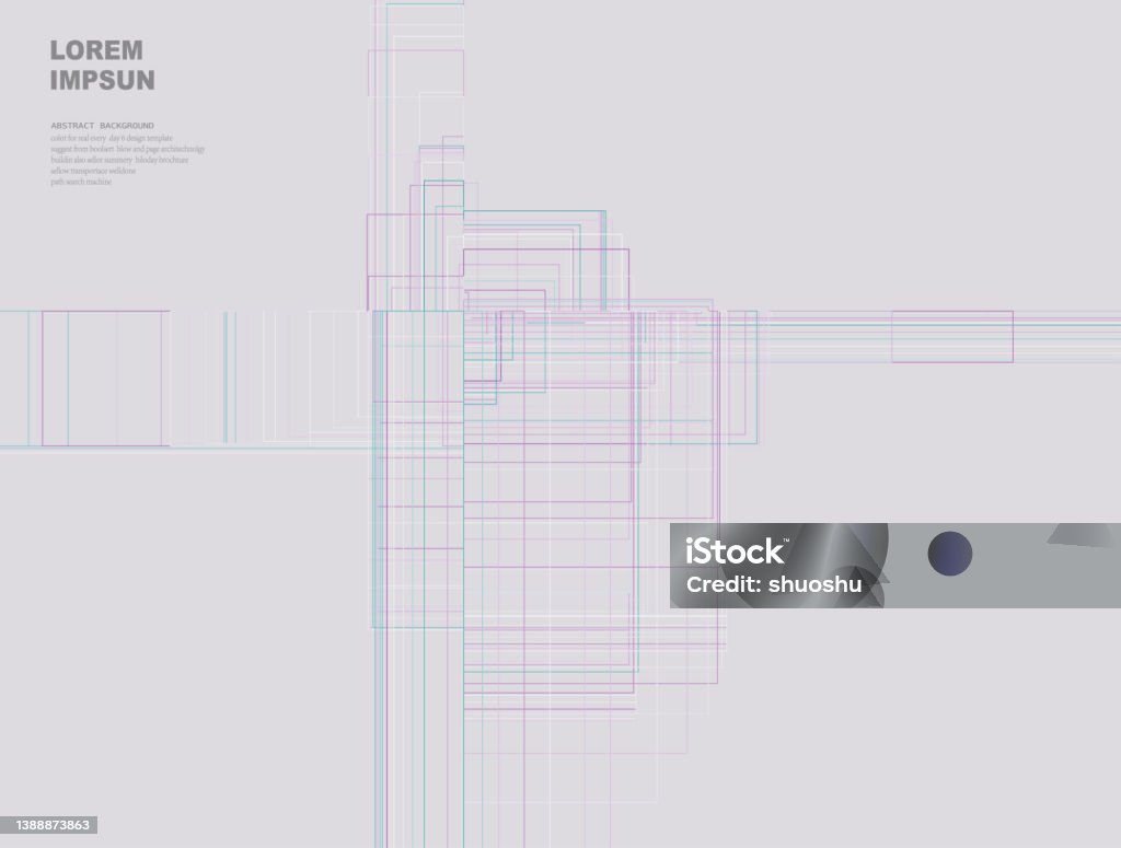 Geometric Minimalism Rectangle Line Structure Pattern Background Stock ...