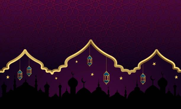 ilustraciones, imágenes clip art, dibujos animados e iconos de stock de fondo árabe con patrón ornamental de la mezquita islámica, tarjeta de felicitación de diseño para ramadán kareem - eman mansour beauty arabia