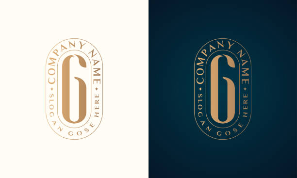 illustrazioni stock, clip art, cartoni animati e icone di tendenza di astratto premium di identità aziendale di lusso lettera g logo design - lettera g