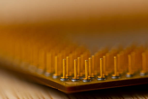 istock Close-up of a processor on a wooden table 1388886100
