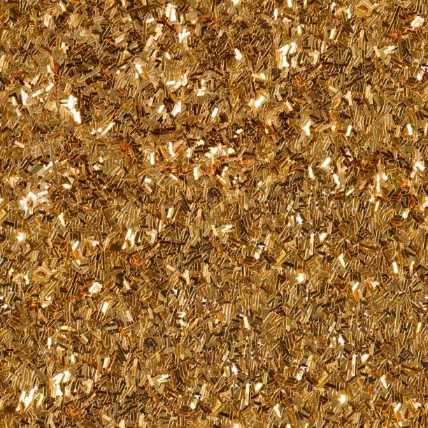 istock Golden glitter texture, abstract background. Seamless square texture. 1388887211