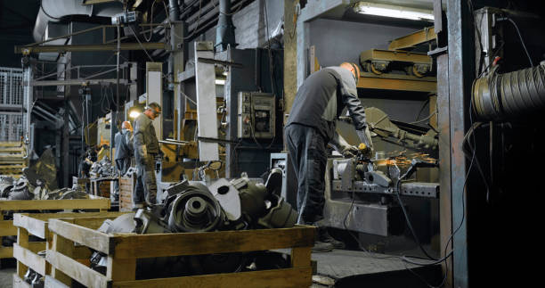 istock Welders working in metal industry 1388893685