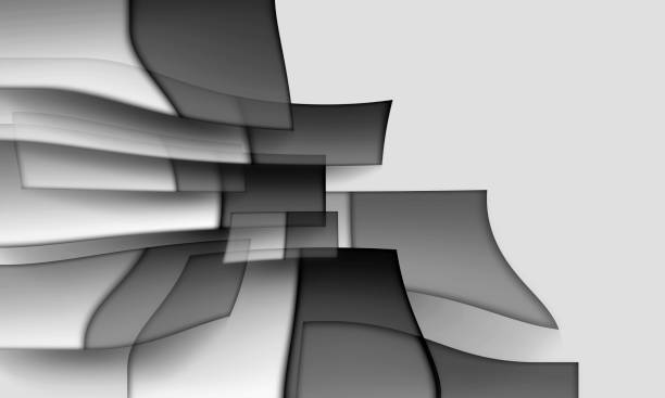 Abstract gray silver geometry background. Modern design for your wallpaper, presentations, flyers, posters, banners, brochures ...